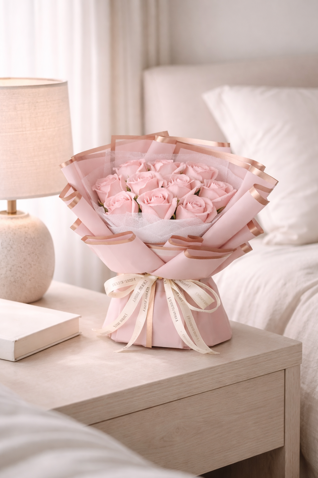 Blue Rose Soap Bouquet Gift Box