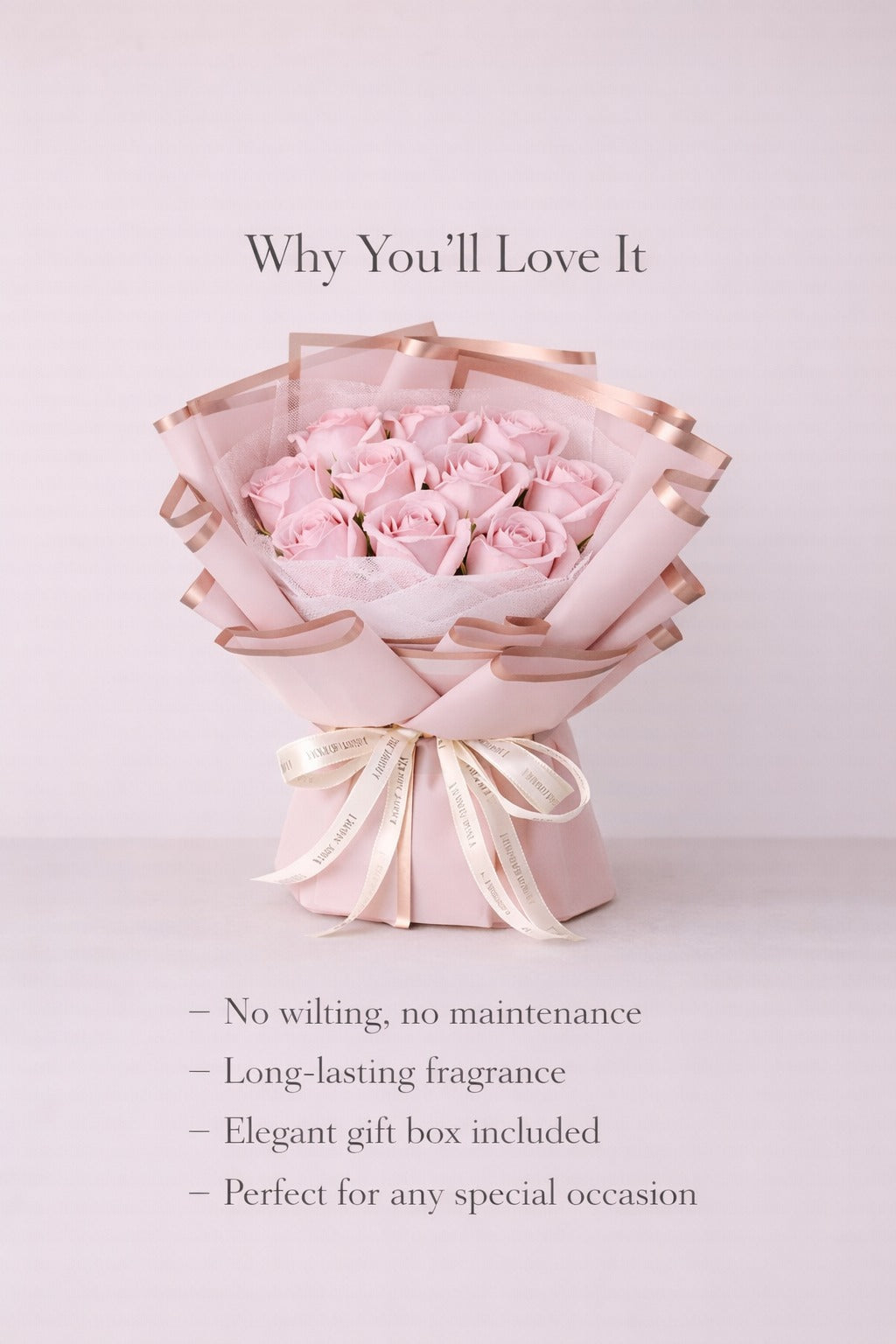 Blue Rose Soap Bouquet Gift Box